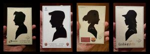 Silhouettes Profiles in Their Temporary Frame